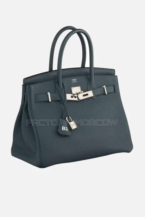 Hermes Birkin 30 Vert Bosphore Togo PHW