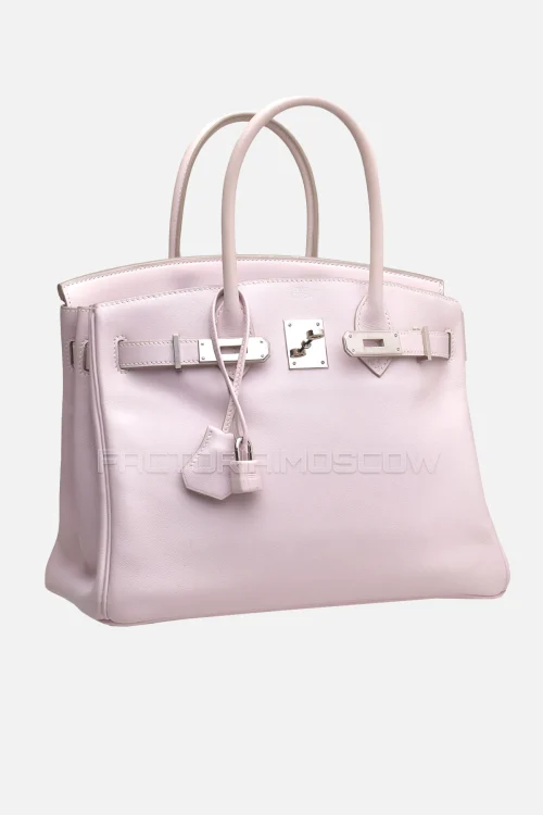 Hermes Birkin 30 Rose Dragee Swift PHW