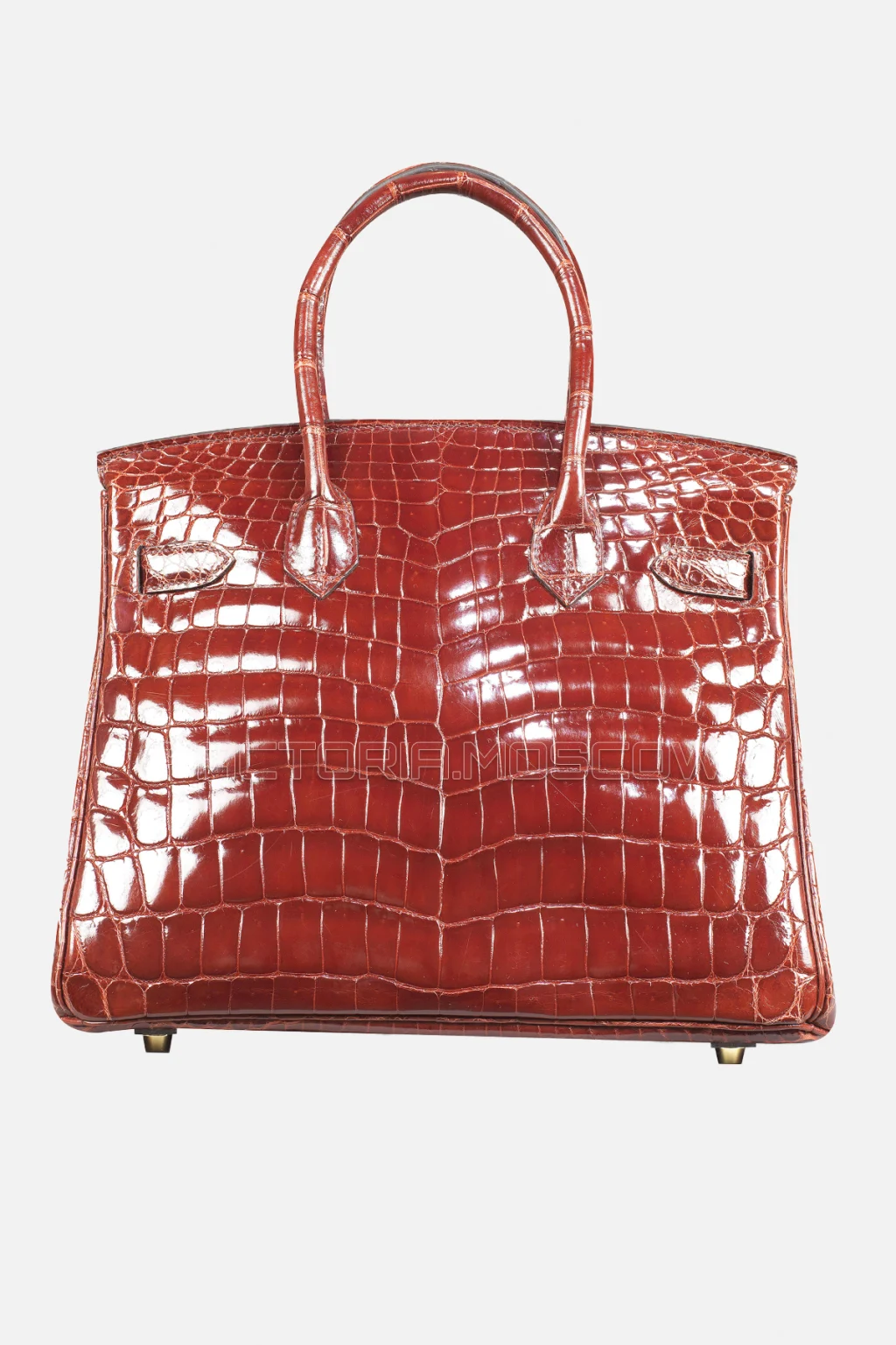 Hermes Birkin 30 Shiny Bourgogne Niloticus Crocodile GHW