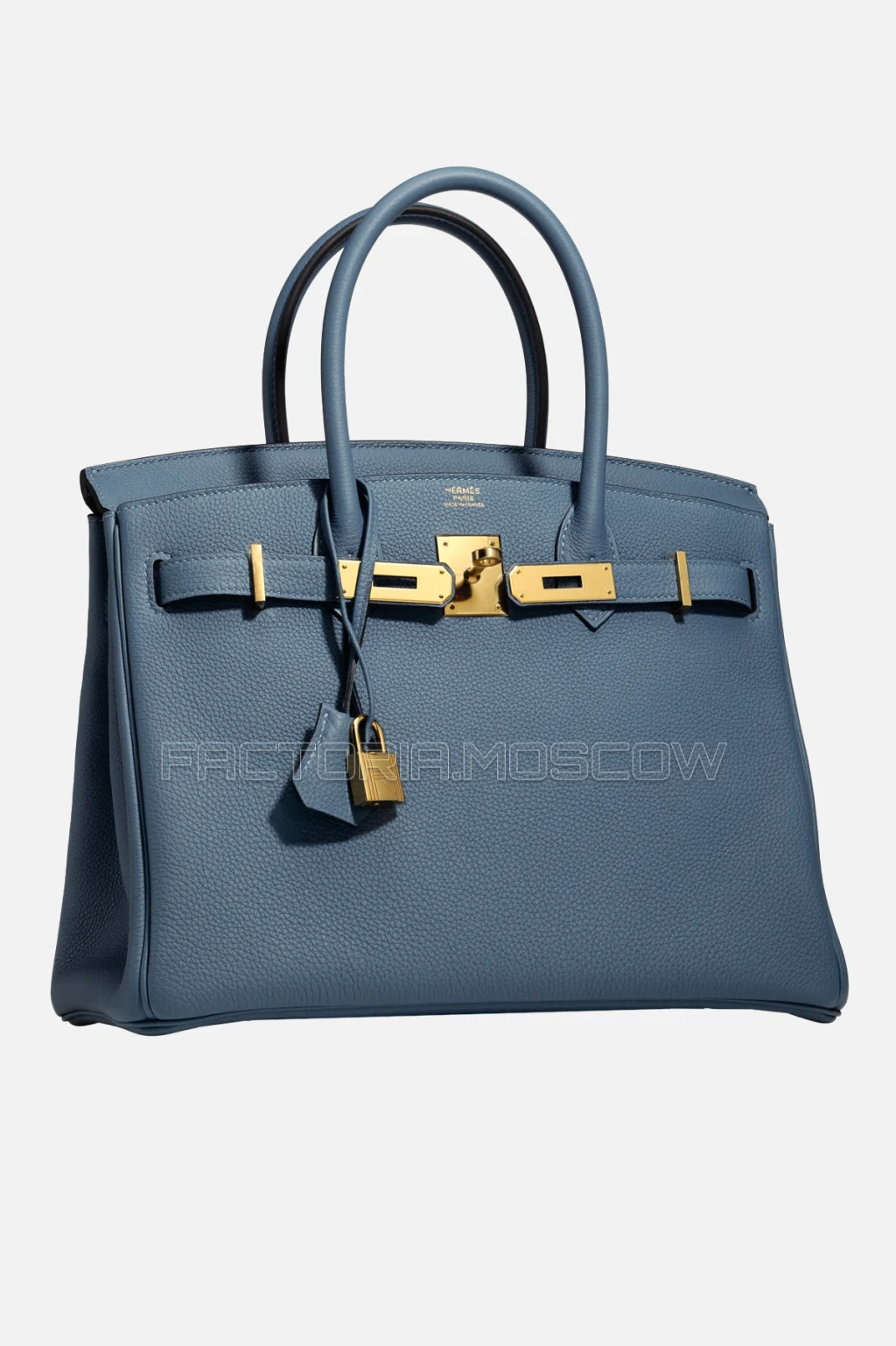Hermes Birkin 30 Bleu Azur Togo GHW