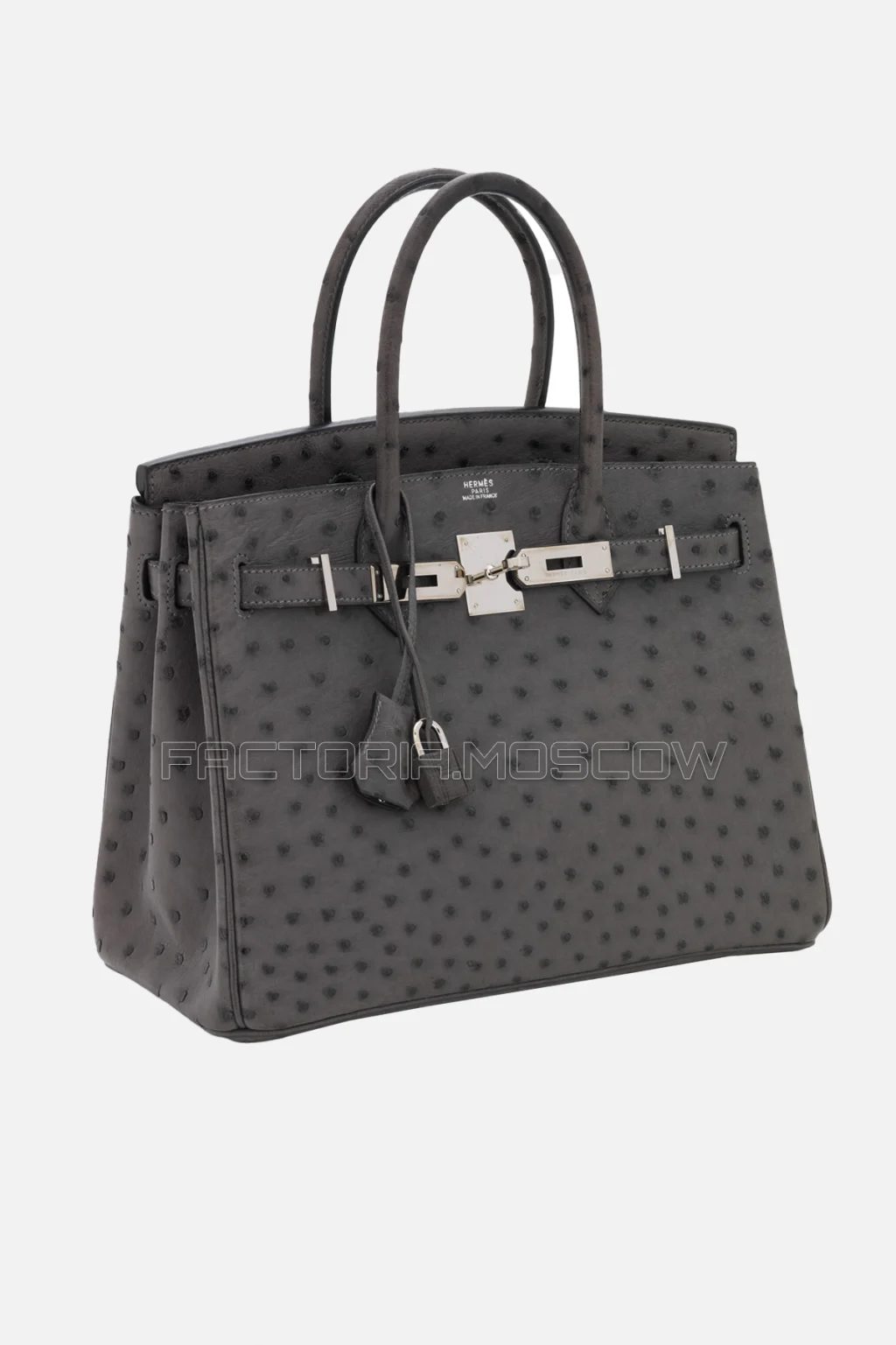 Hermes Birkin 30 Graphite Ostrich PHW