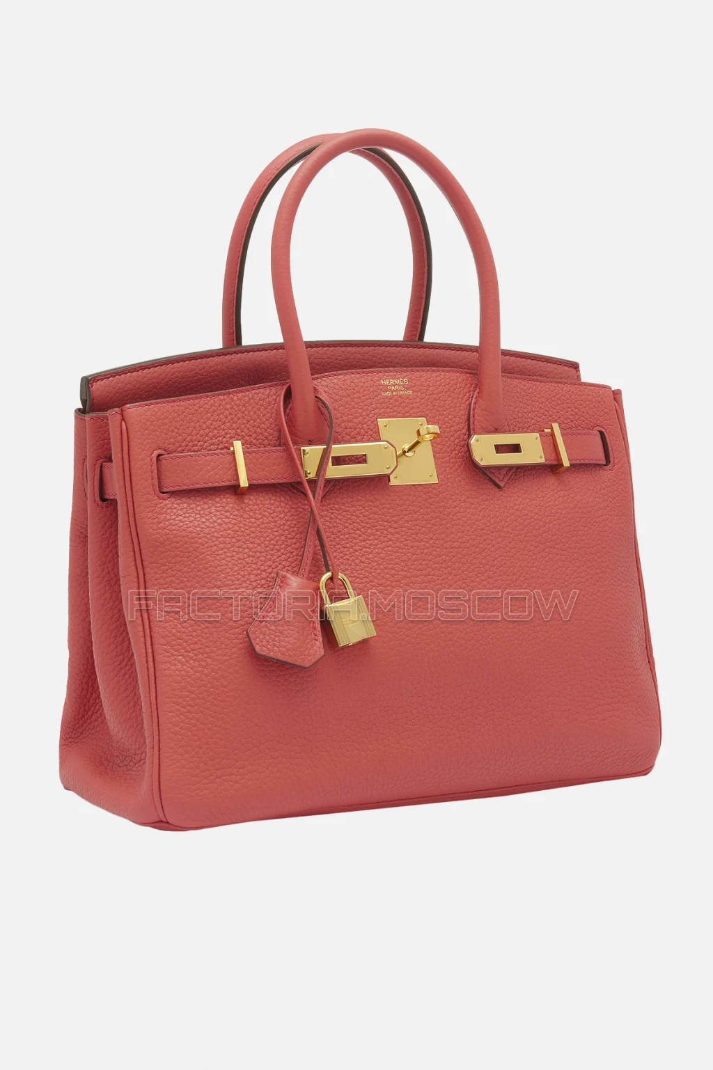 Hermes Birkin 30 Rouge Pivoine Clemence GHW