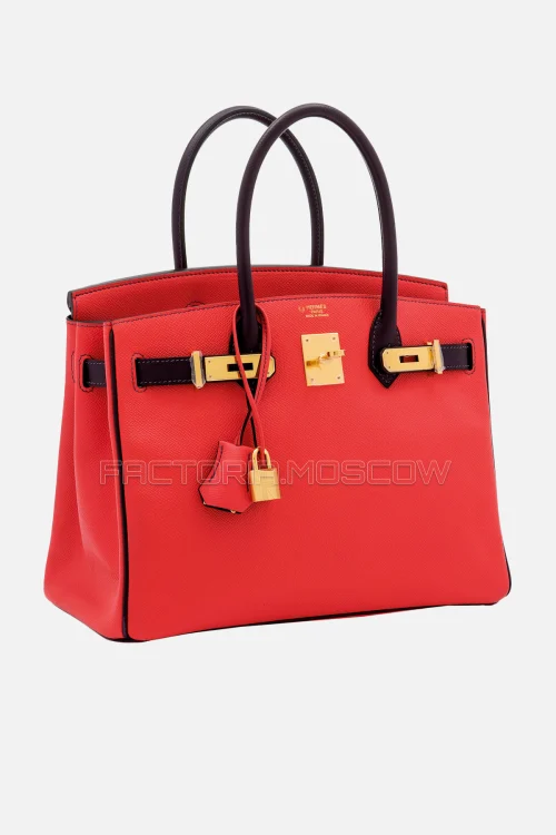Hermes Birkin 30 Rose Jaipur/Raisin Epsom GHW
