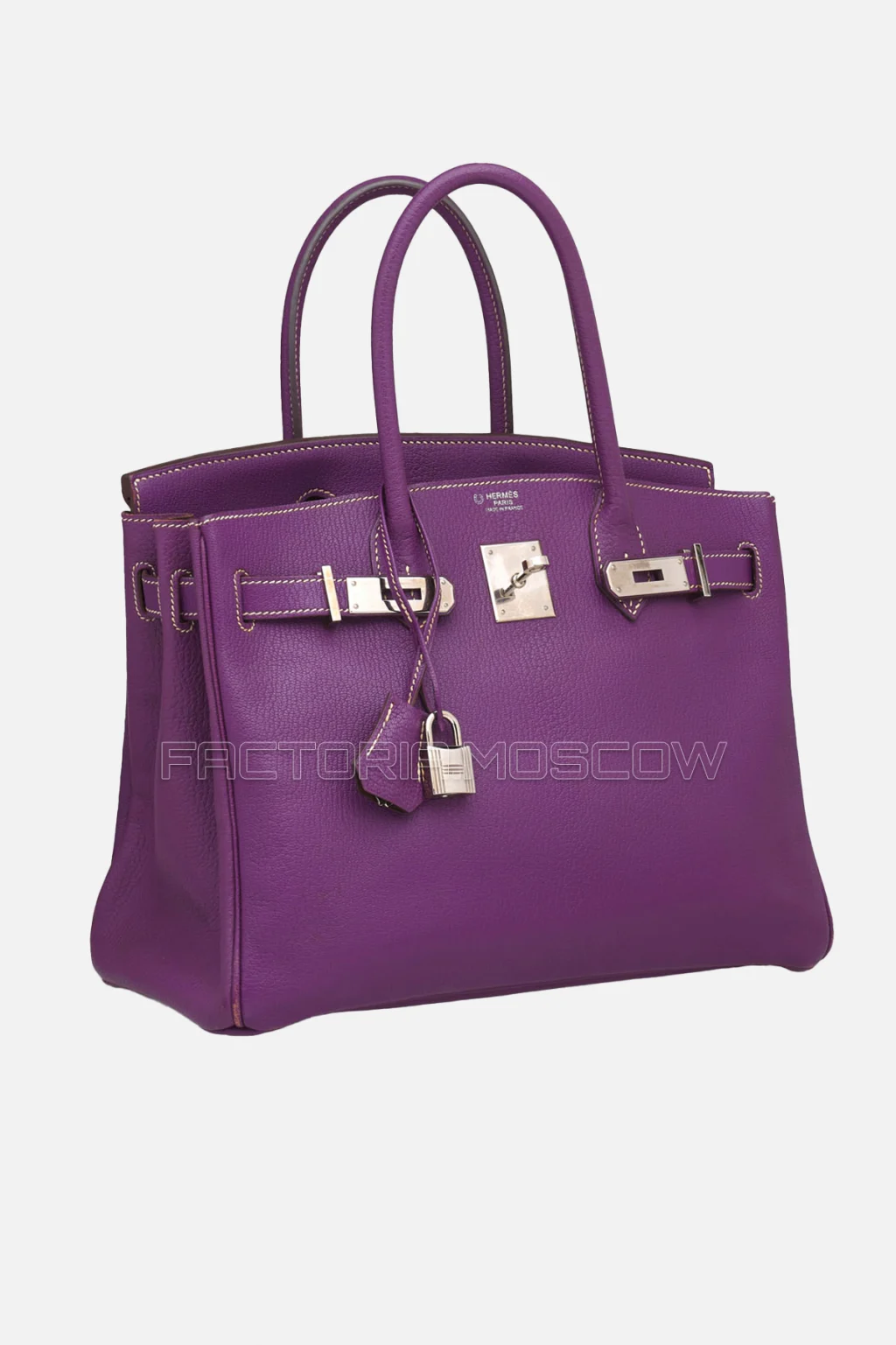 Hermes Birkin 30 Violet/Havane Chevre PHW