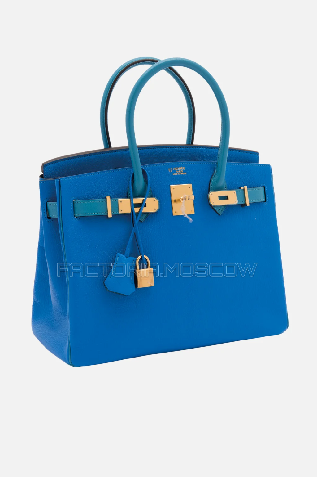 Hermes Birkin 30 Bleu Paradis/Bleu Paon Chevre GHW
