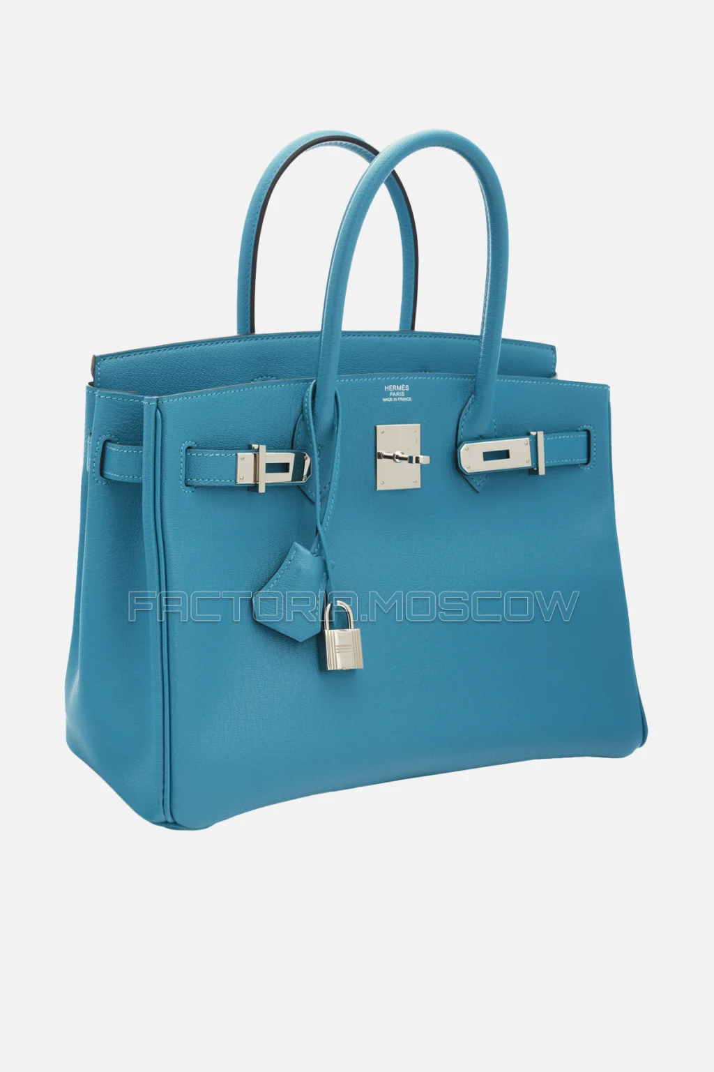Hermes Birkin 30 Turquoise Chevre PHW