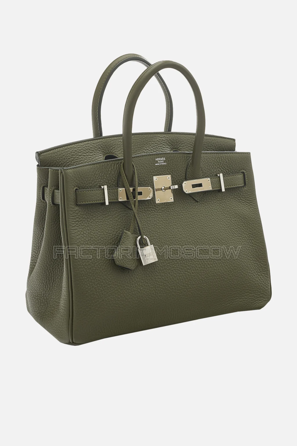 Hermes Birkin 30 Vert Olive Clemence PHW