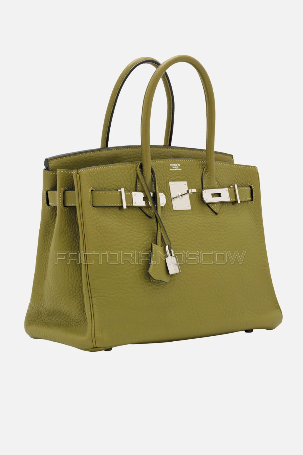 Hermes Birkin 30 Vert Chartreuse Clemence PHW