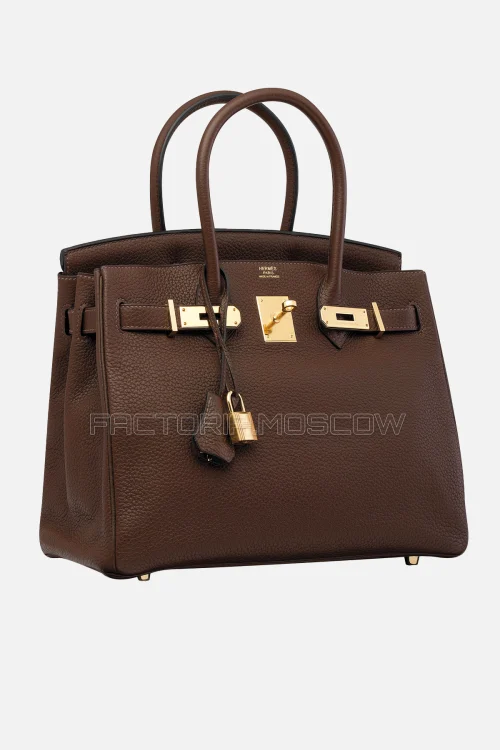 Hermes Birkin 30 Chocolat Togo GHW