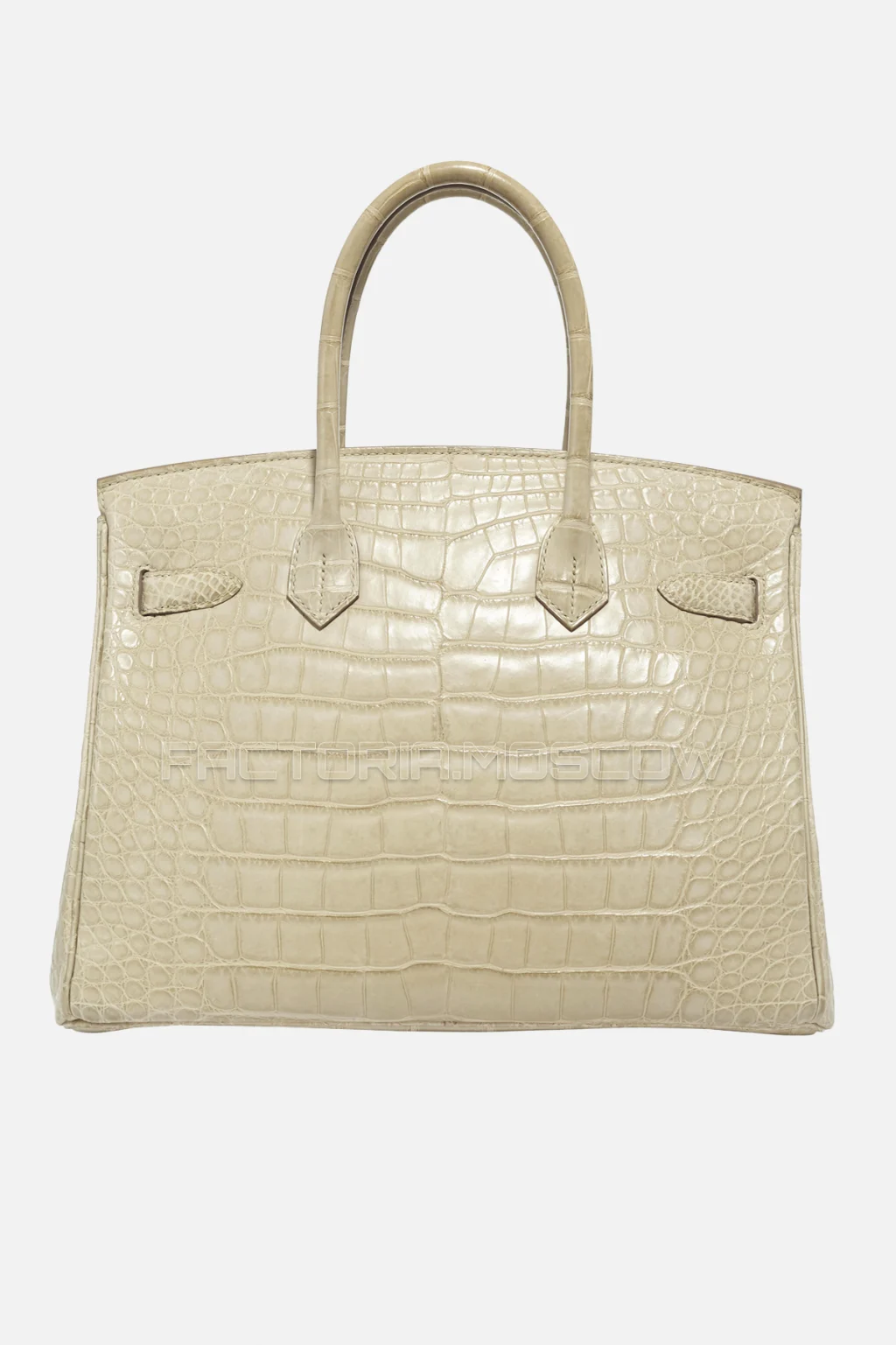 Hermes Birkin 30 Matte Beton Alligator PHW