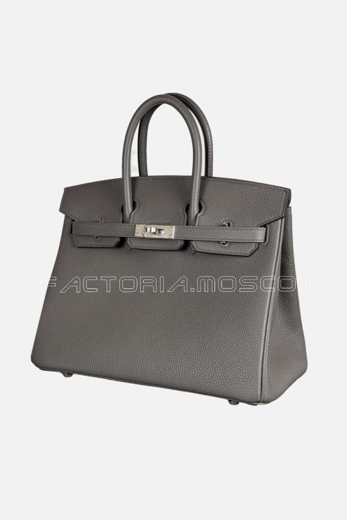 Hermes Birkin 25 Togo Colour Gris Etain PHW