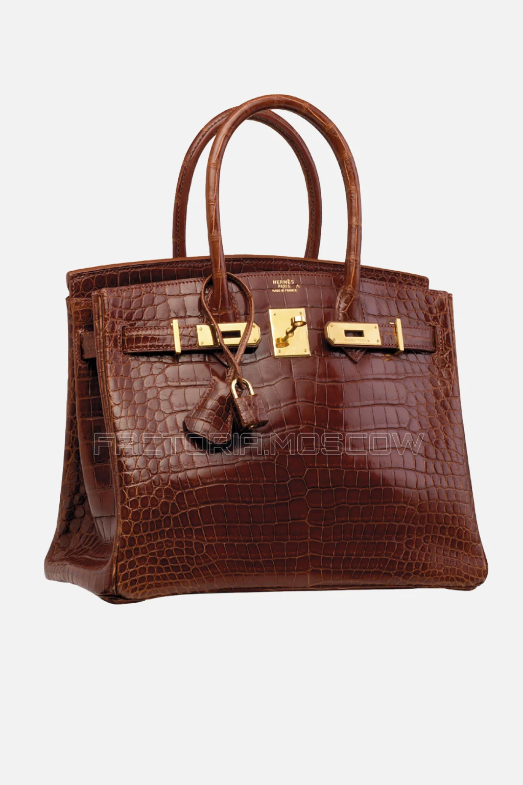 Hermes Birkin 30 Shiny Miel Porosus Crocodile GHW