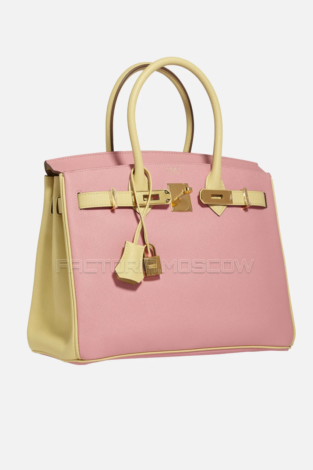 Hermes Birkin 30 Rose Confetti/Jaune Poussin Epsom GHW