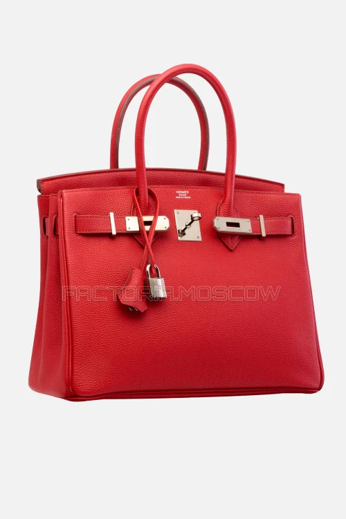 Hermes Birkin 30 Rouge Garance Togo PHW