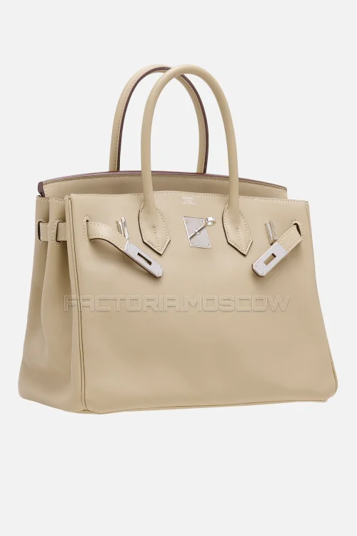 Hermes Birkin 30 Beige Swift PHW