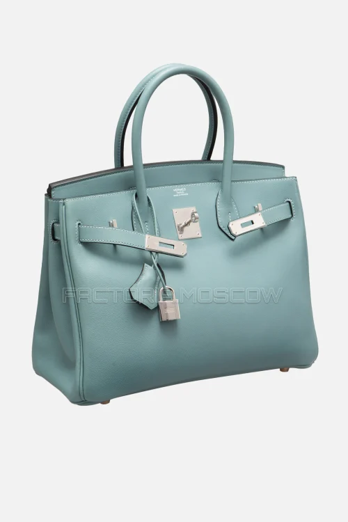 Hermes Birkin 30 Ciel Swift PHW