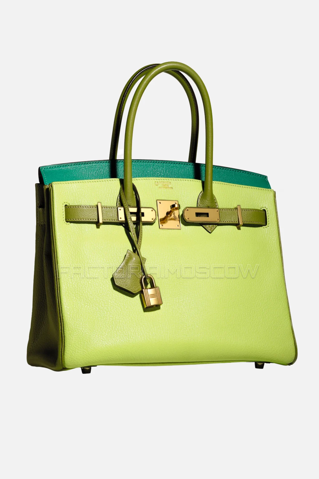 Hermes Birkin 30 Kiwi, Vert Anis, Bambou Chevre GHW
