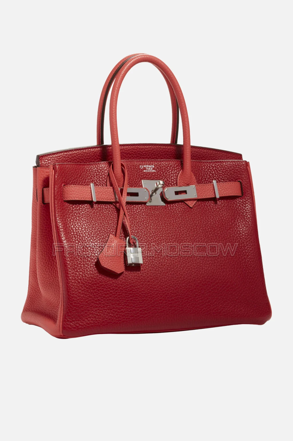 Hermes Birkin 30 Rouge Casaque/Rose Jaipur Clemence PHW