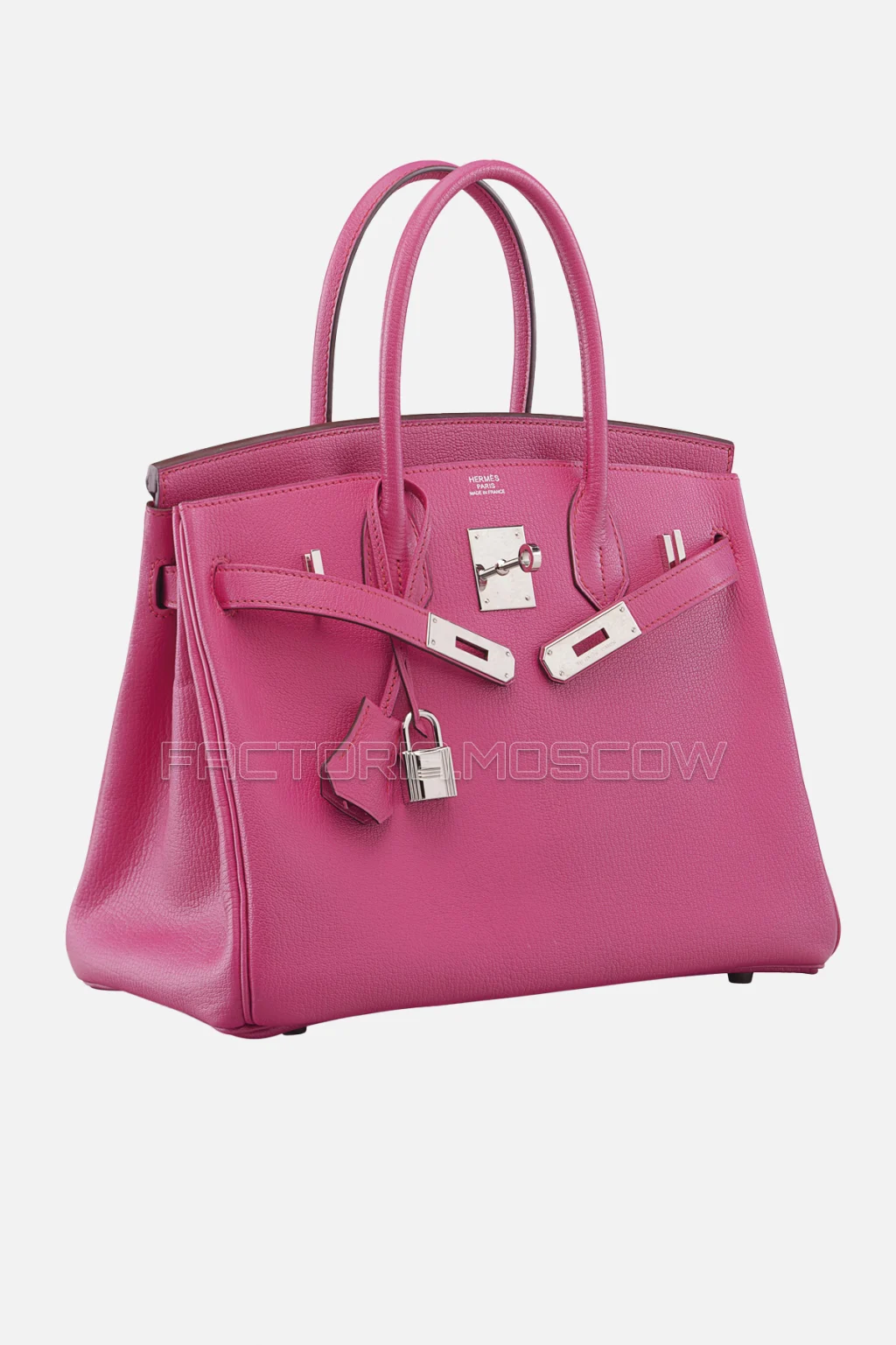 Hermes Birkin 30 Rose Shocking Chevre PHW