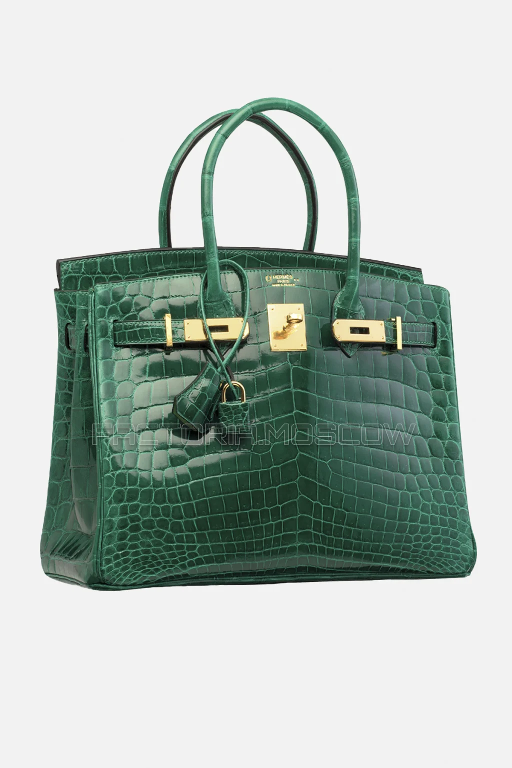 Hermes Birkin 30 Vert Émeraude/Cactus Niloticus Crocodile GHW