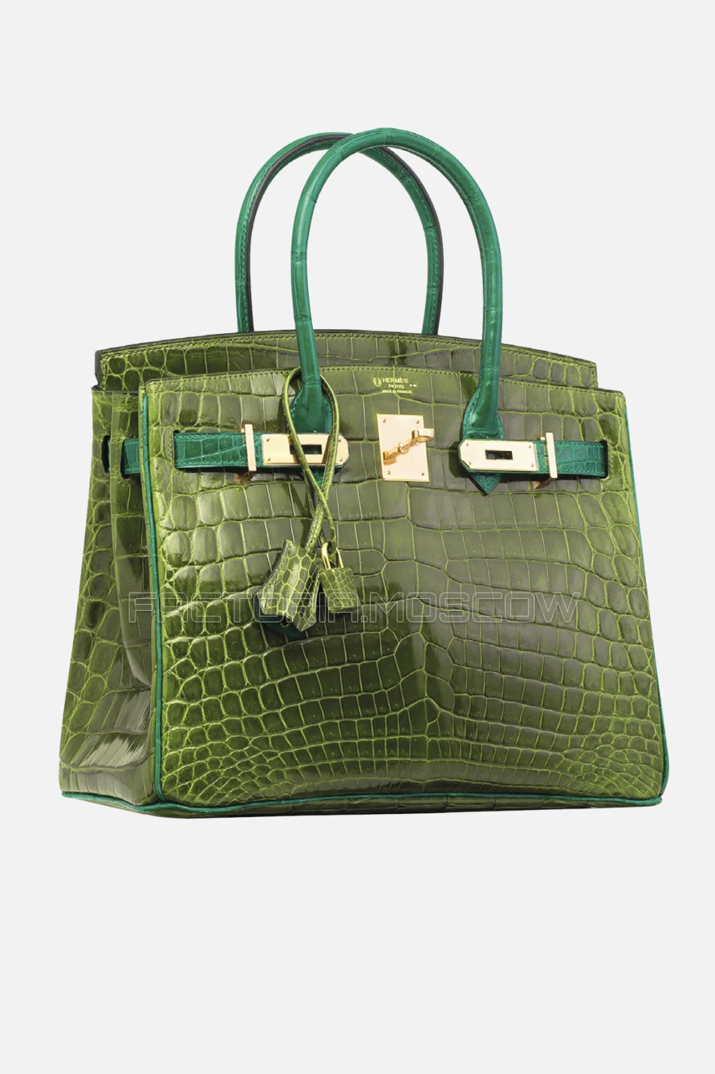 Hermes Birkin 30 Vert Veronese/Vert Emeraude Niloticus Crocodile GHW