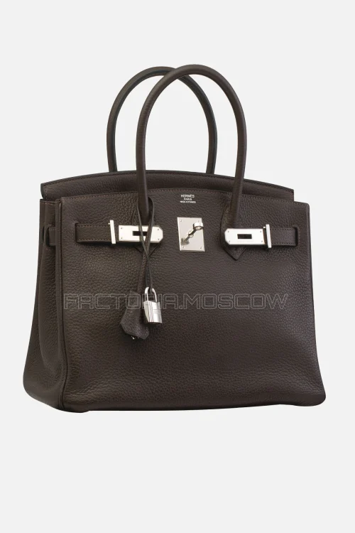 Hermes Birkin 30 Clemence Ebene PHW