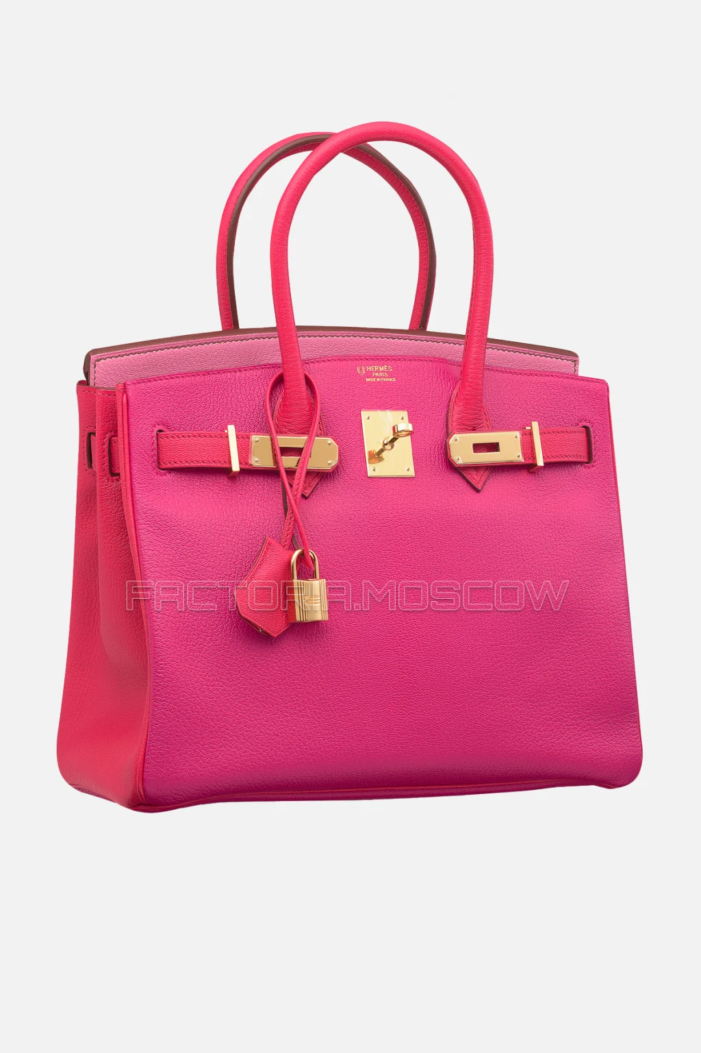 Hermes Birkin 30 Fuchsia, Bubblegum Pink 5P, Rose Jaipur Chevre GHW