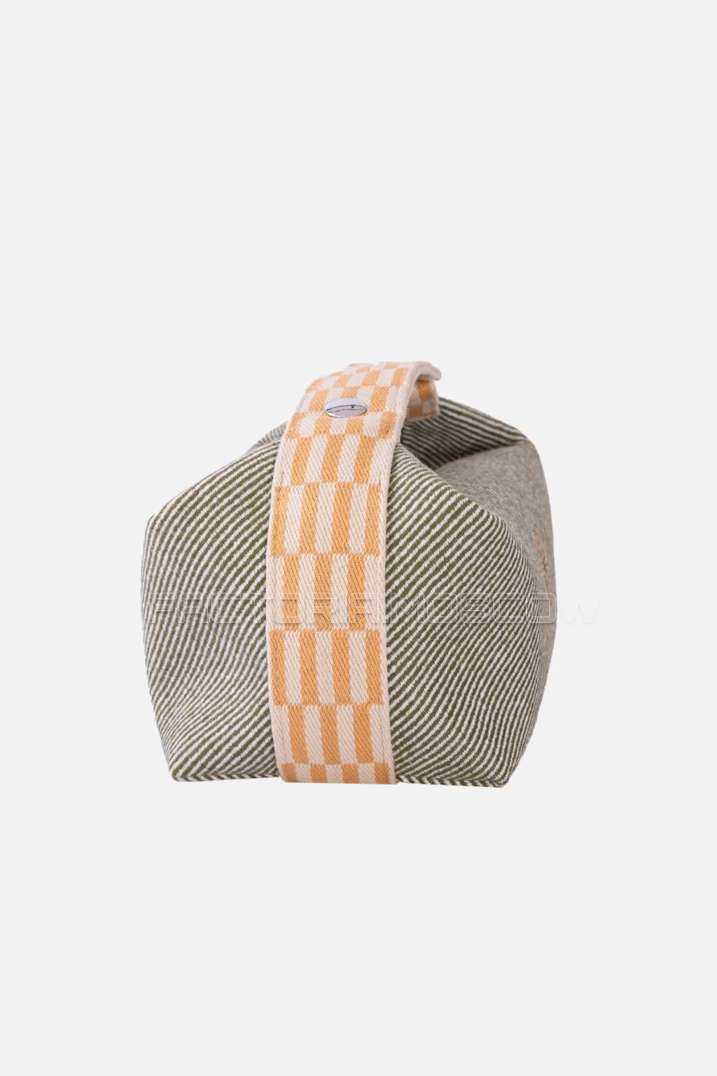 Hermes Bride-A-Brac GM H Natte Wool Vert Green Pouch PHW