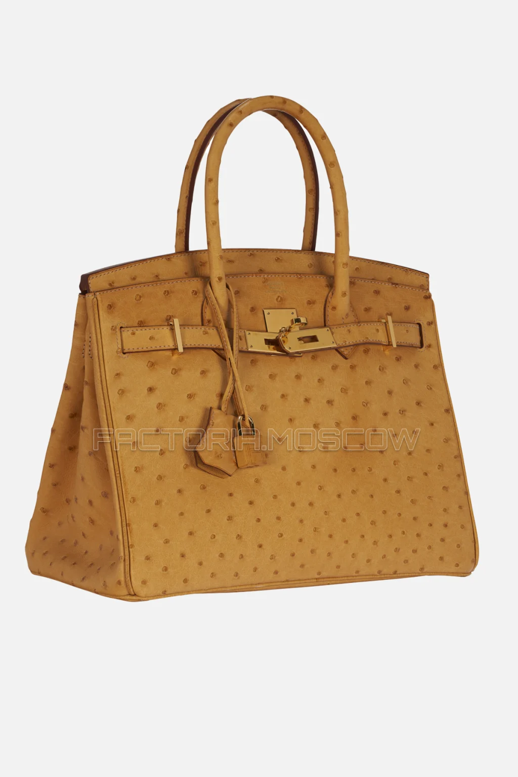 Hermes Birkin 30 Tabac Camel Ostrich GHW