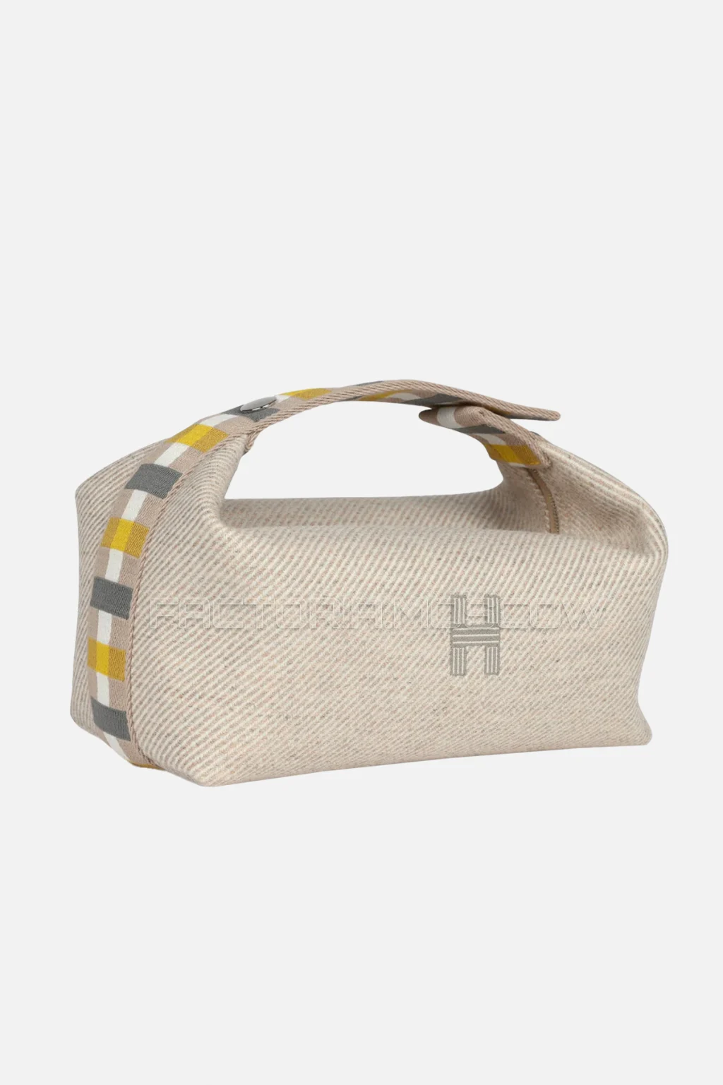 Hermès Bride-A-Brac Au Carre Case PM Seigle Wool PHW