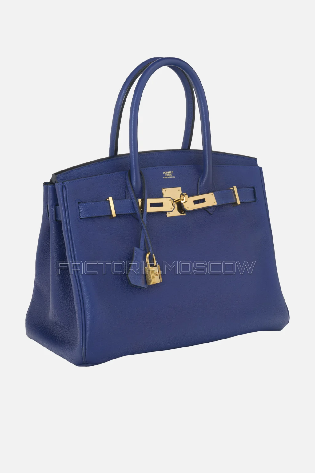 Hermes Birkin 30 Bleu Encre Evercolor GHW