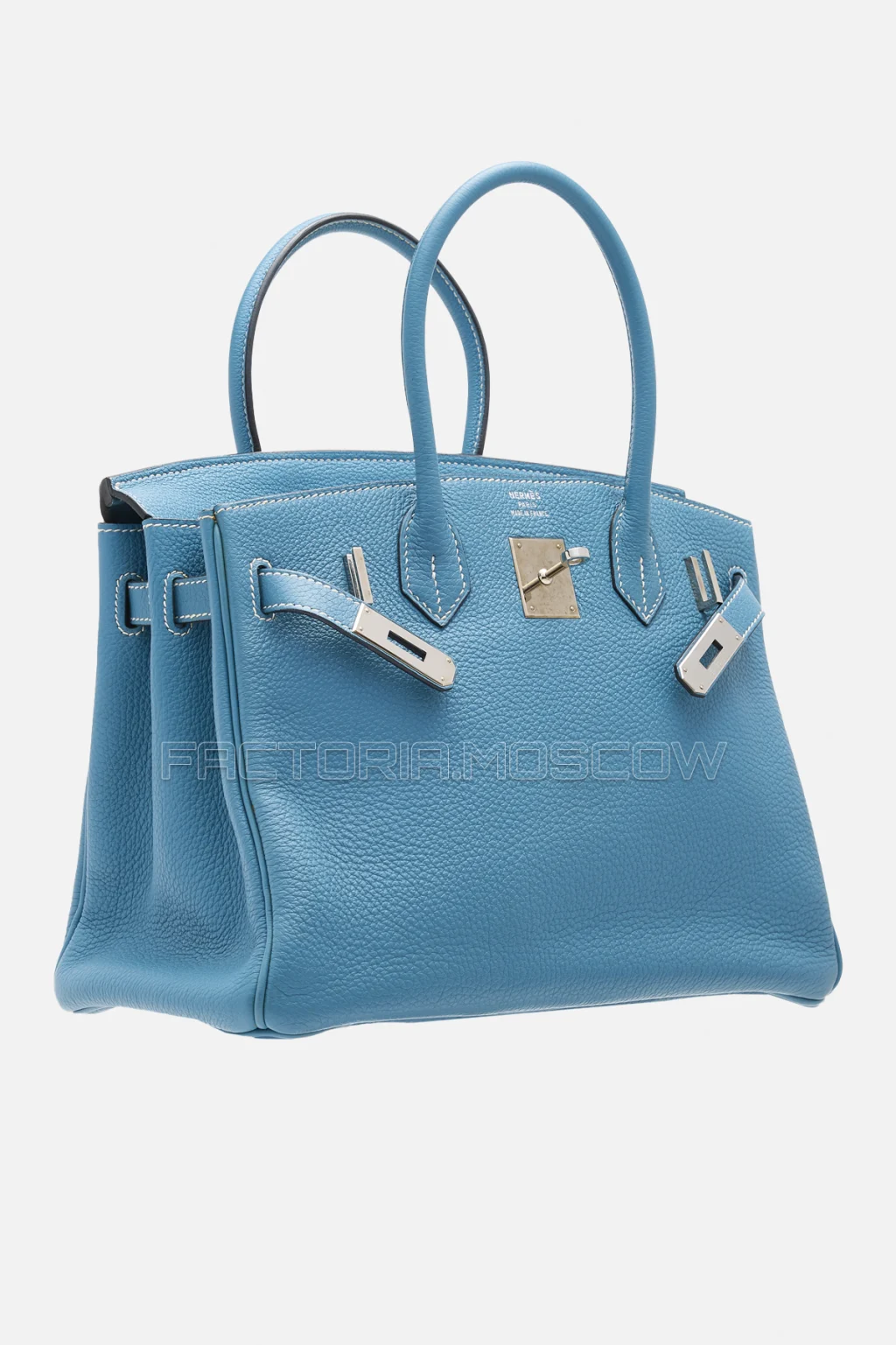 Hermes Birkin 30 Bleu Jeans Togo PHW