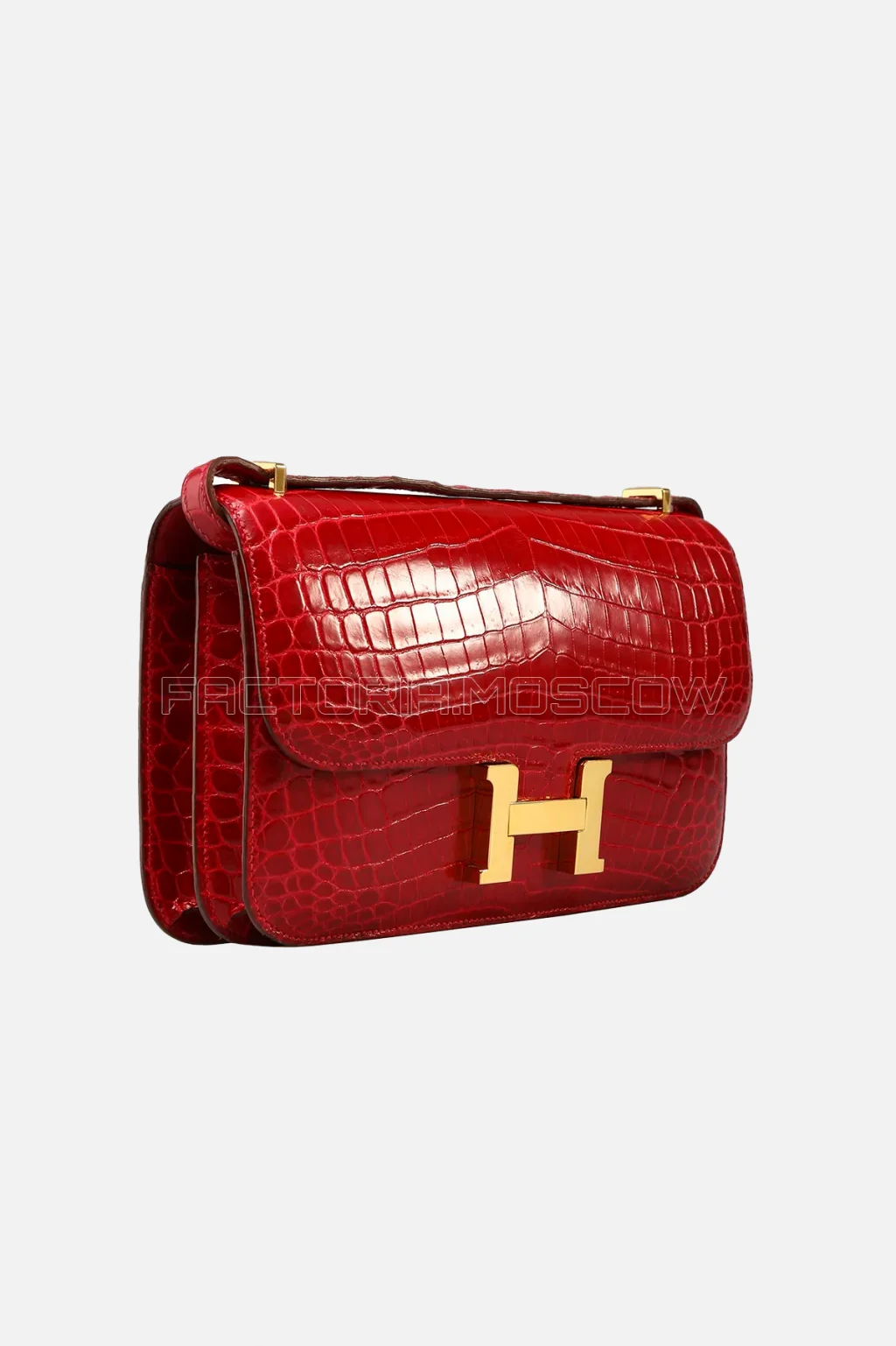 Hermes Constance Elan Braise Alligator Lisse GHW