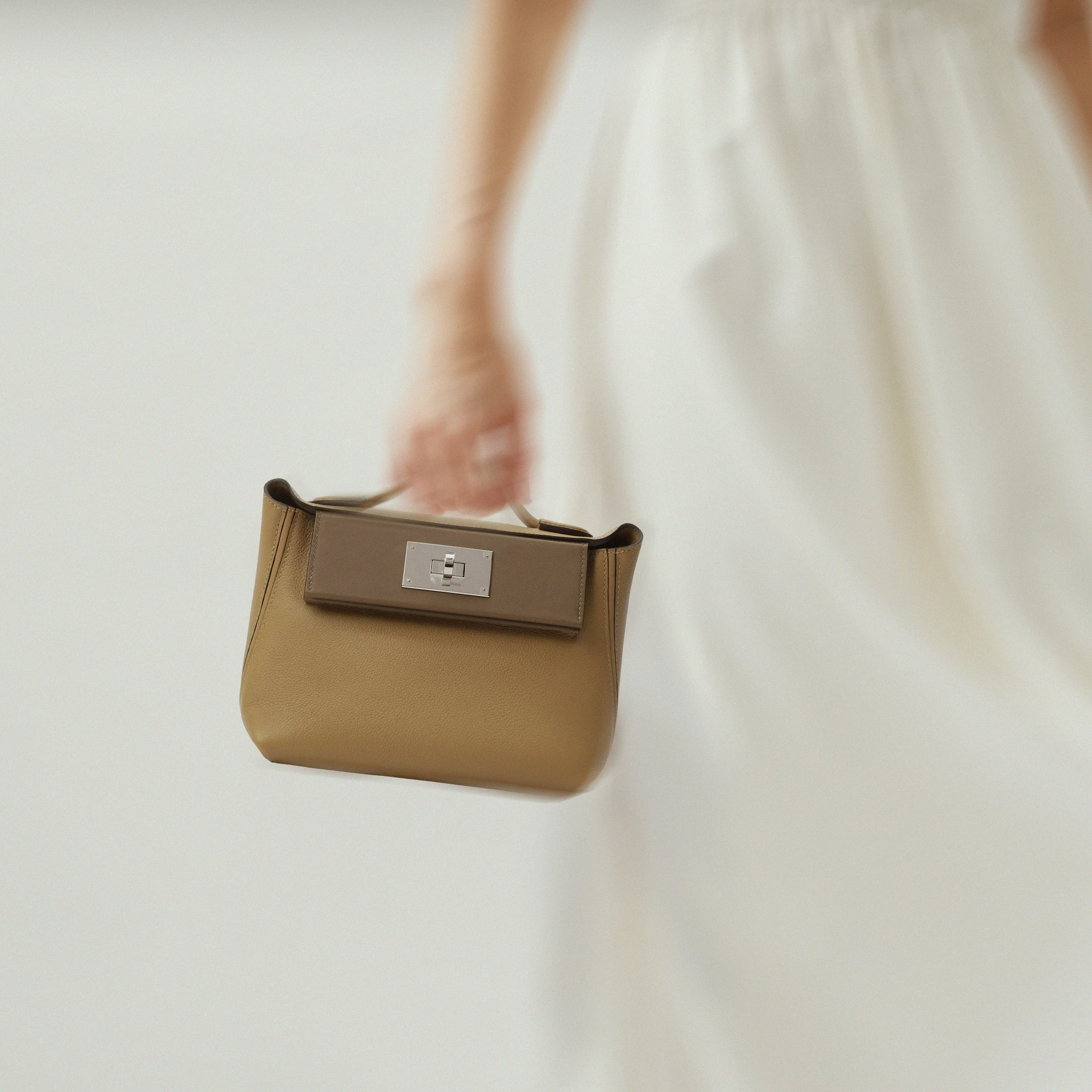 Hermes 24/24 21 Mini Anemone Evercolor And Swift PHW