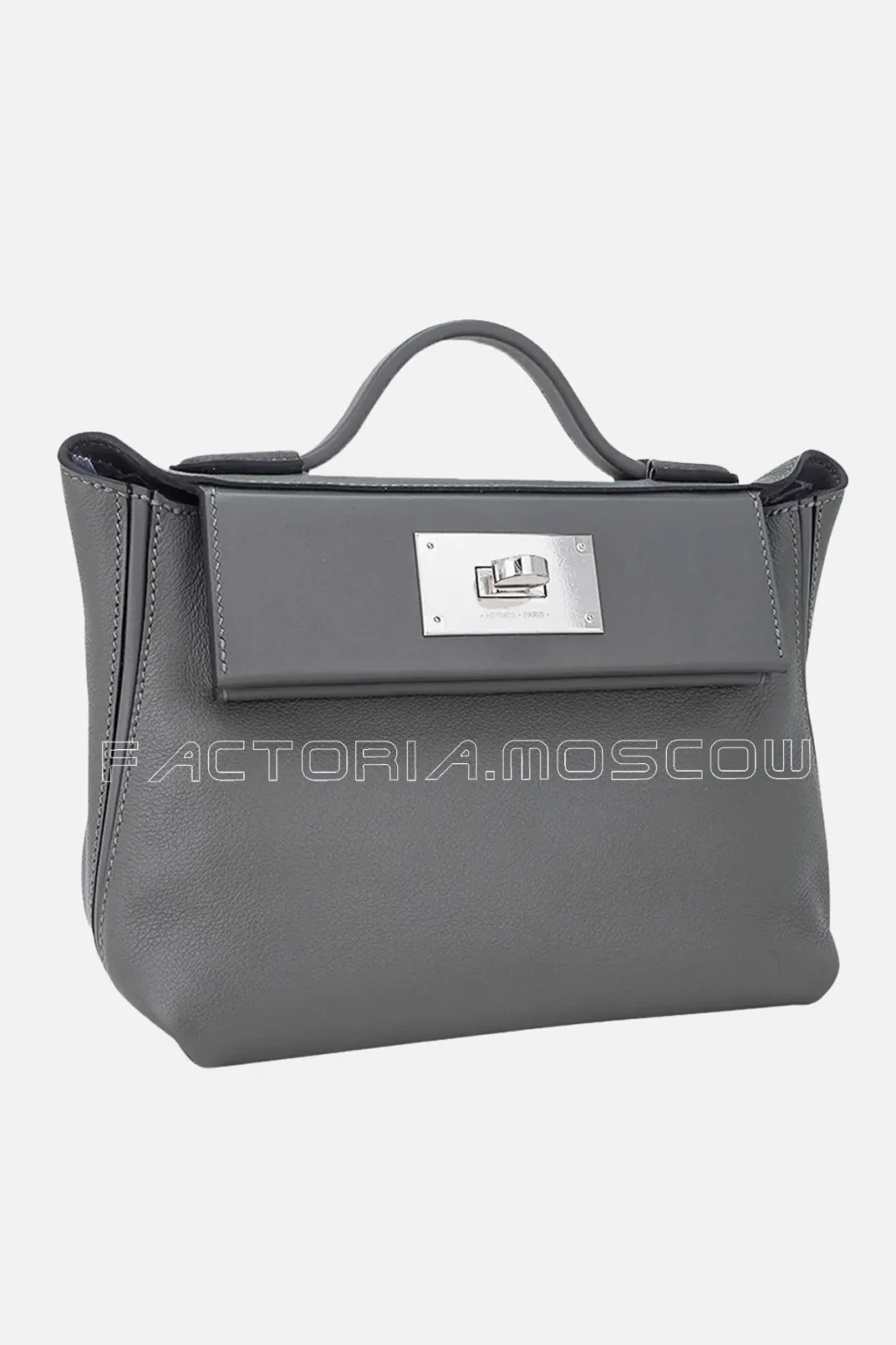 Hermes 24/24 21 mini Bag Evercolor/Swift Gris Meyer PHW