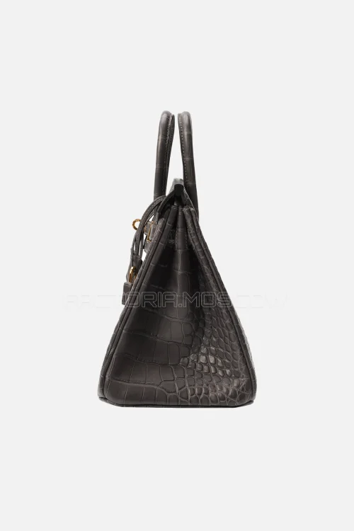 Hermes Birkin 25 Alligator Matte Graphite GHW