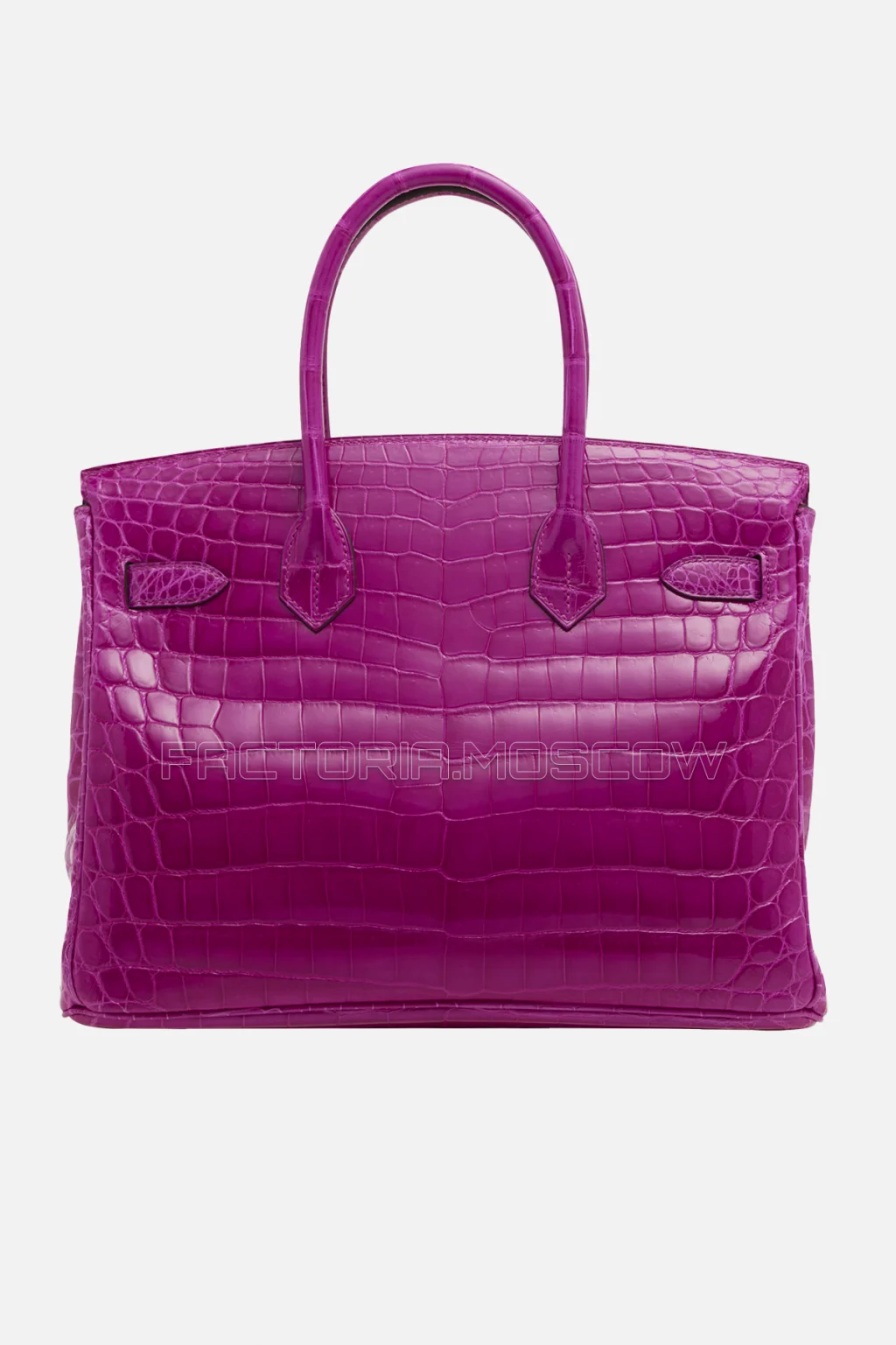 Hermes Birkin 30 Shiny Rose Scheherazade Porosus Crocodile GHW