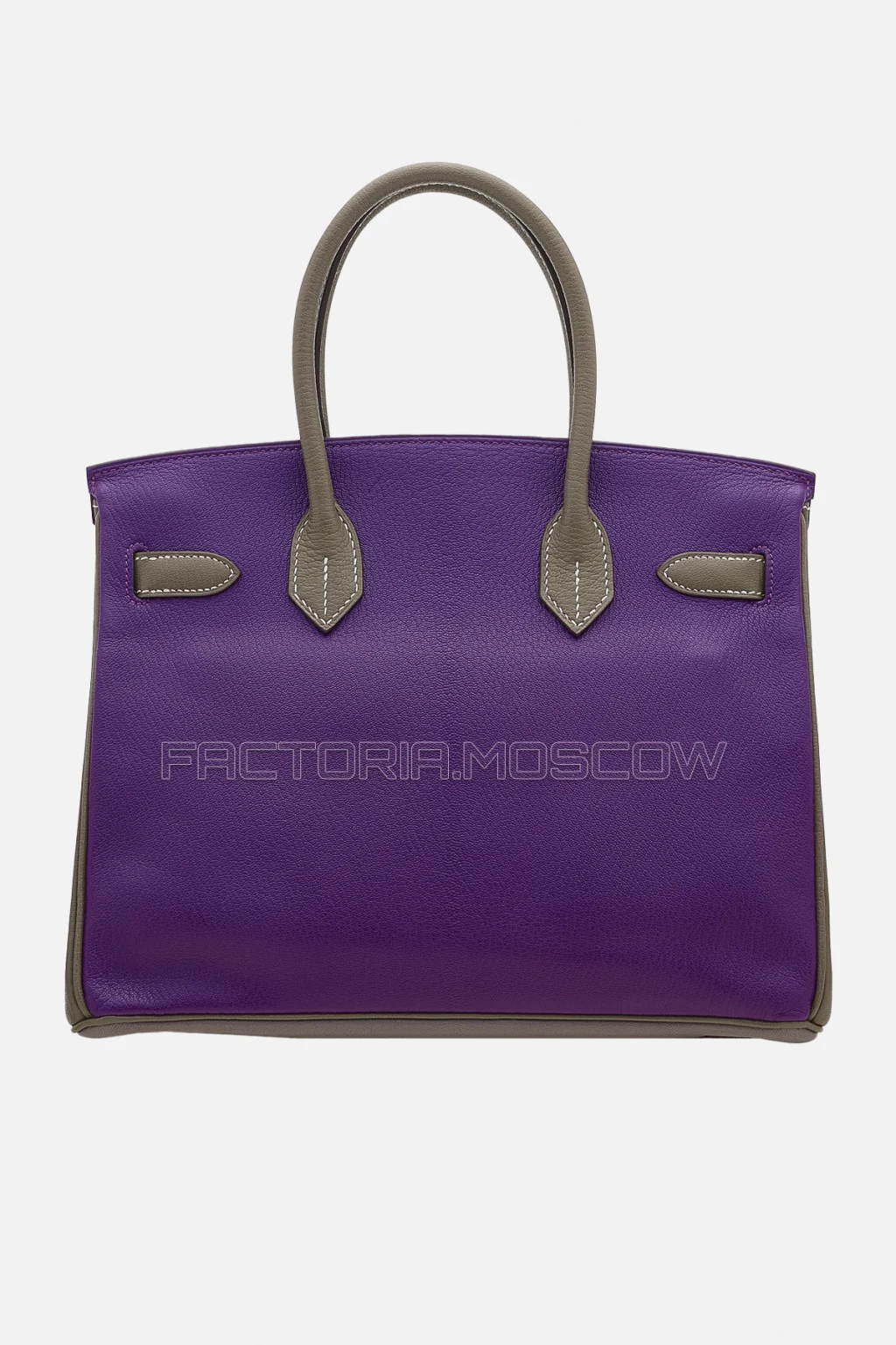 Hermes Birkin 30 Parme, Étoupe, Lilac Chevre PHW