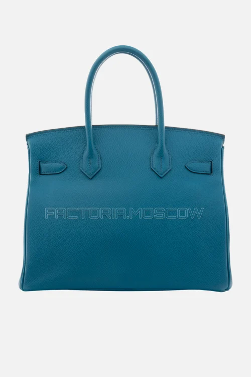 Hermes Birkin 30 Bleu Izmir Epsom PHW