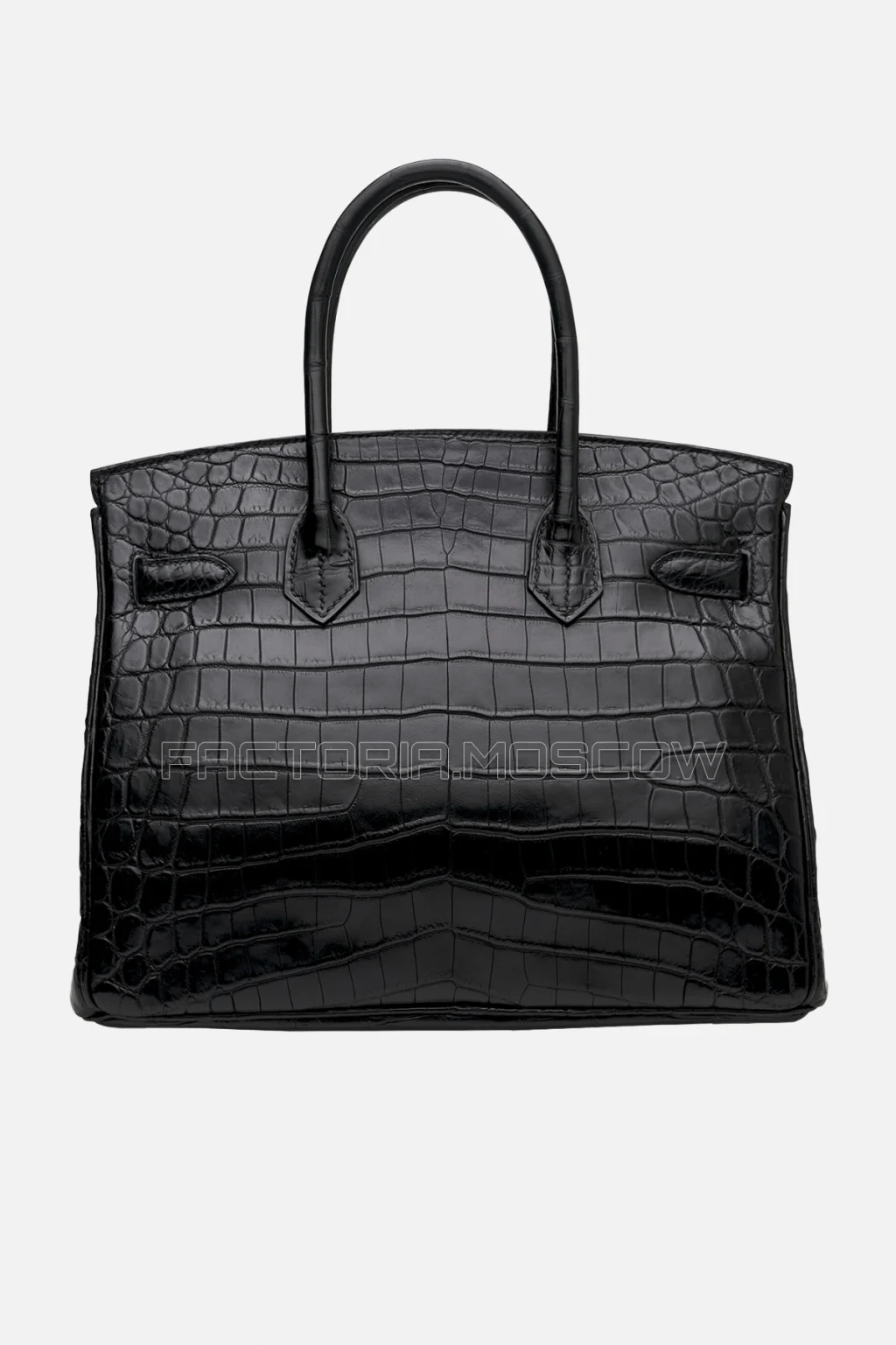 Hermes Birkin 30 Matte Black Niloticus Crocodile PHW