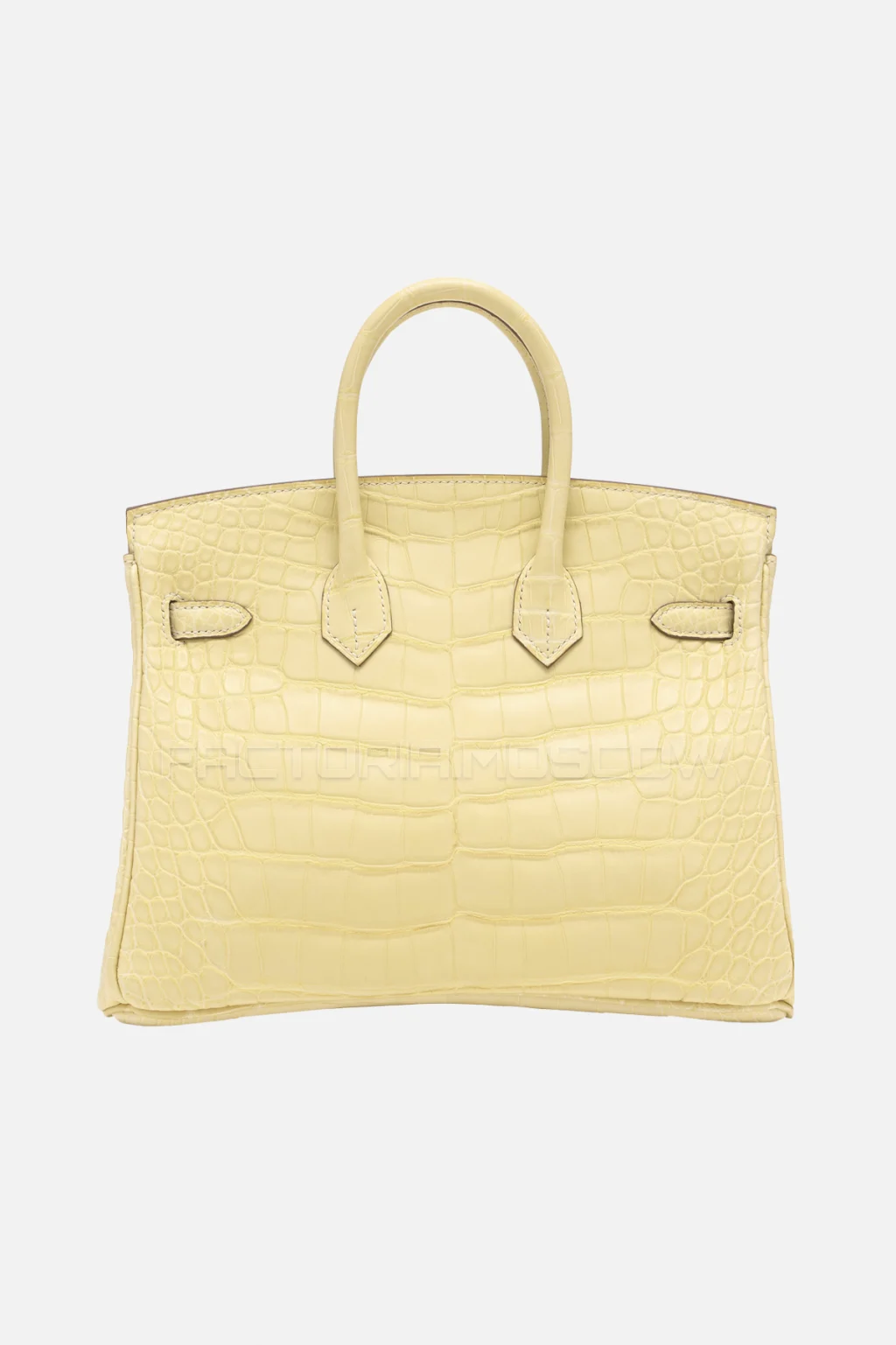 Hermes Birkin 25 Matte Vanille Alligator GHW