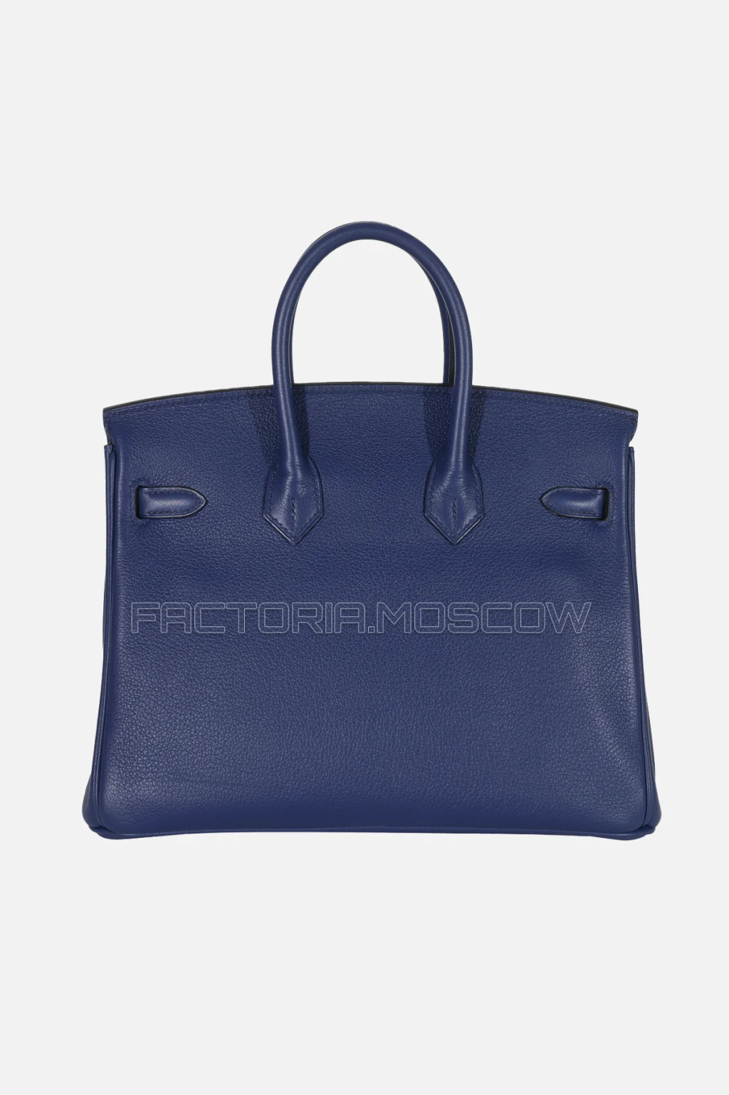 Hermès Birkin 25 Bleu Saphir And Gris Mouette Taurillon Novillo GHW
