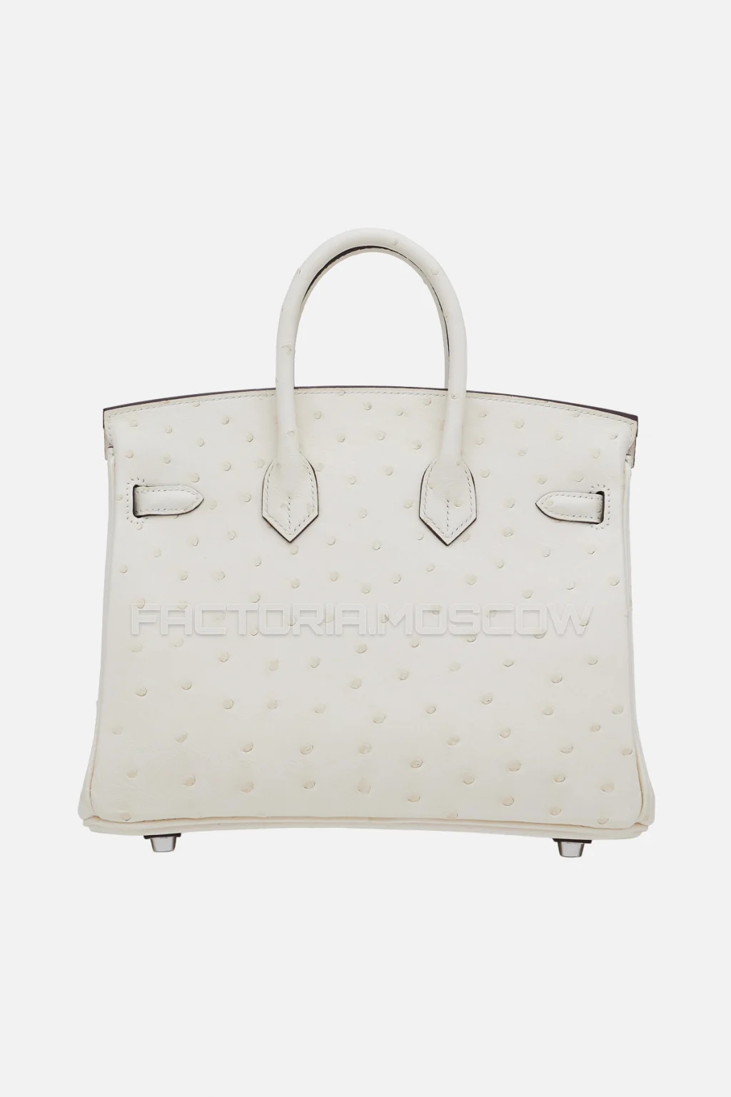 Hermes Birkin 25 Nata Ostrich PHW