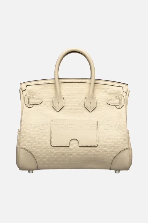Hermes Birkin 25 Cargo Nata Canvas/Swift PHW