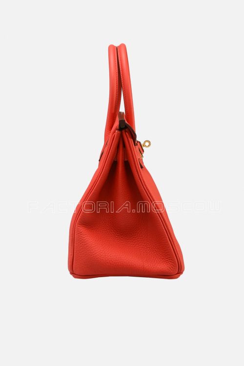 Hermes Birkin 30 Rouge Pivone Togo GHW
