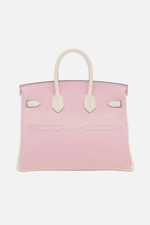 Hermes Birkin 25 Rose Sakura/Nata Chevre PHW