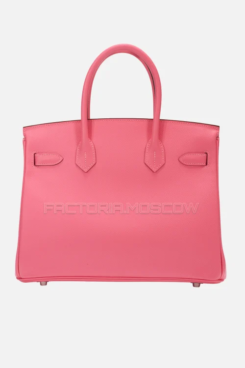 Hermes Birkin 30 Rose Azalee Epsom PHW