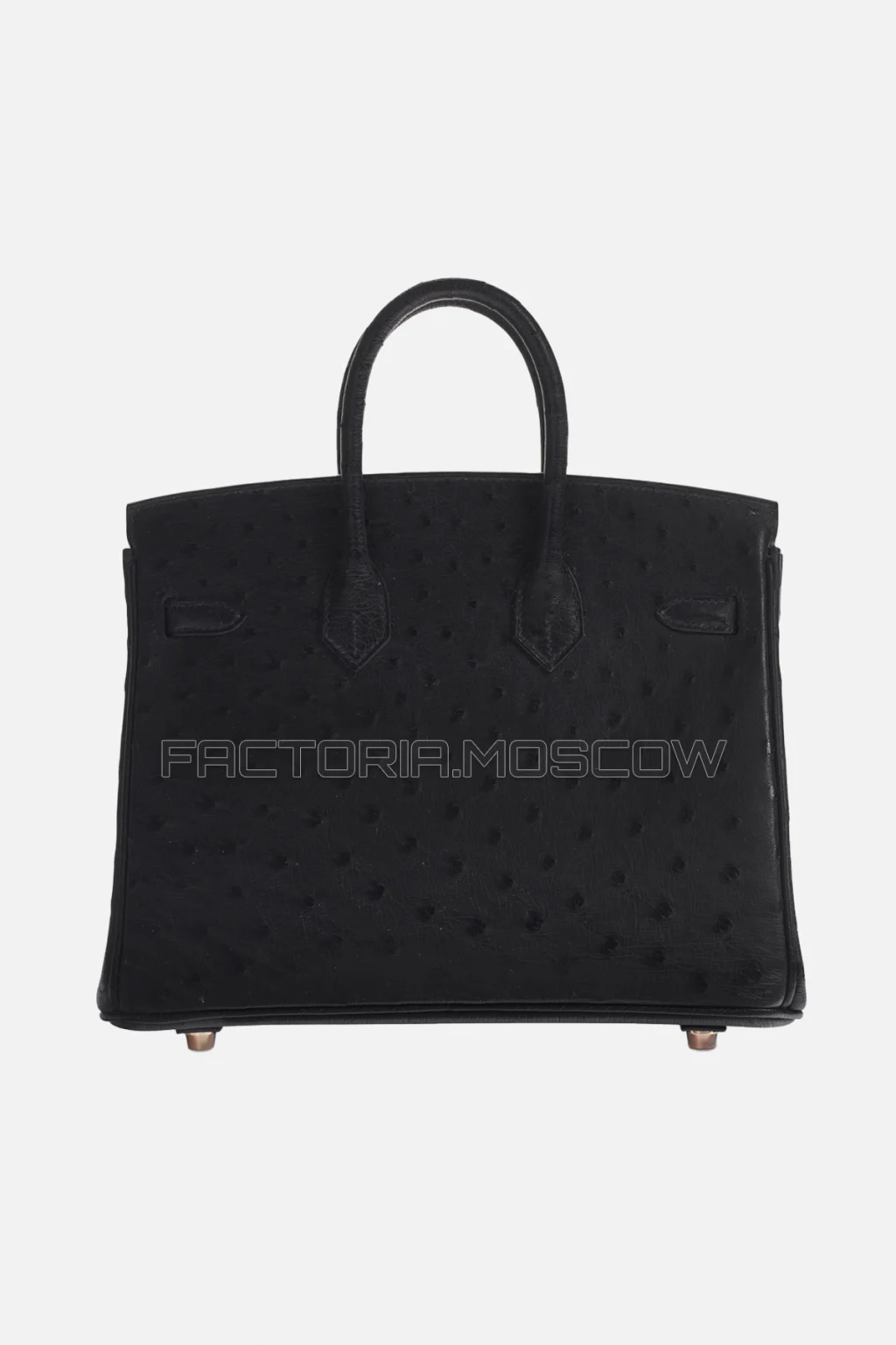 Hermes Birkin 25 Black Ostrich GHW