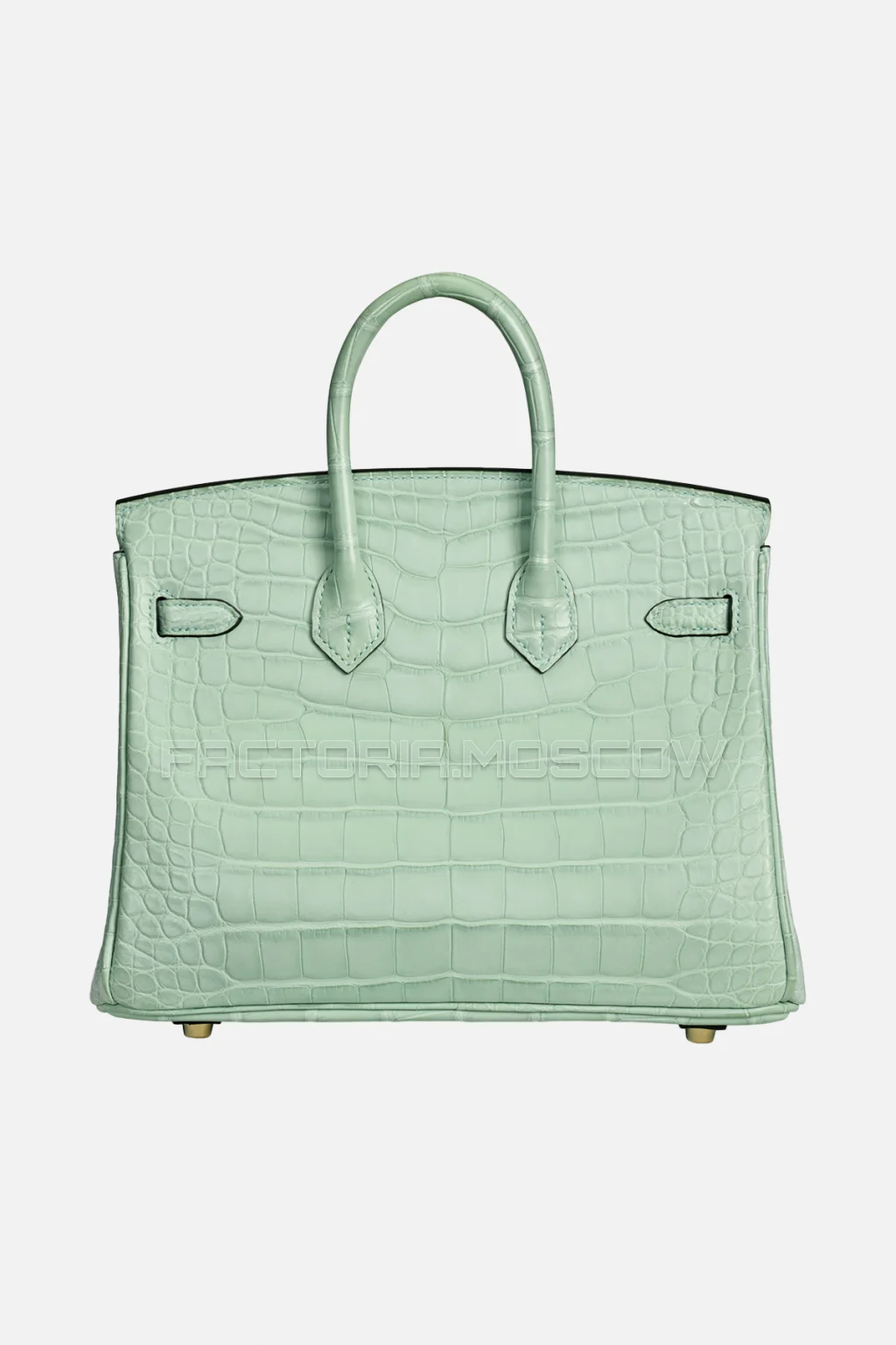 Hermes Birkin 25 Alligator Matte Vert Déau GHW