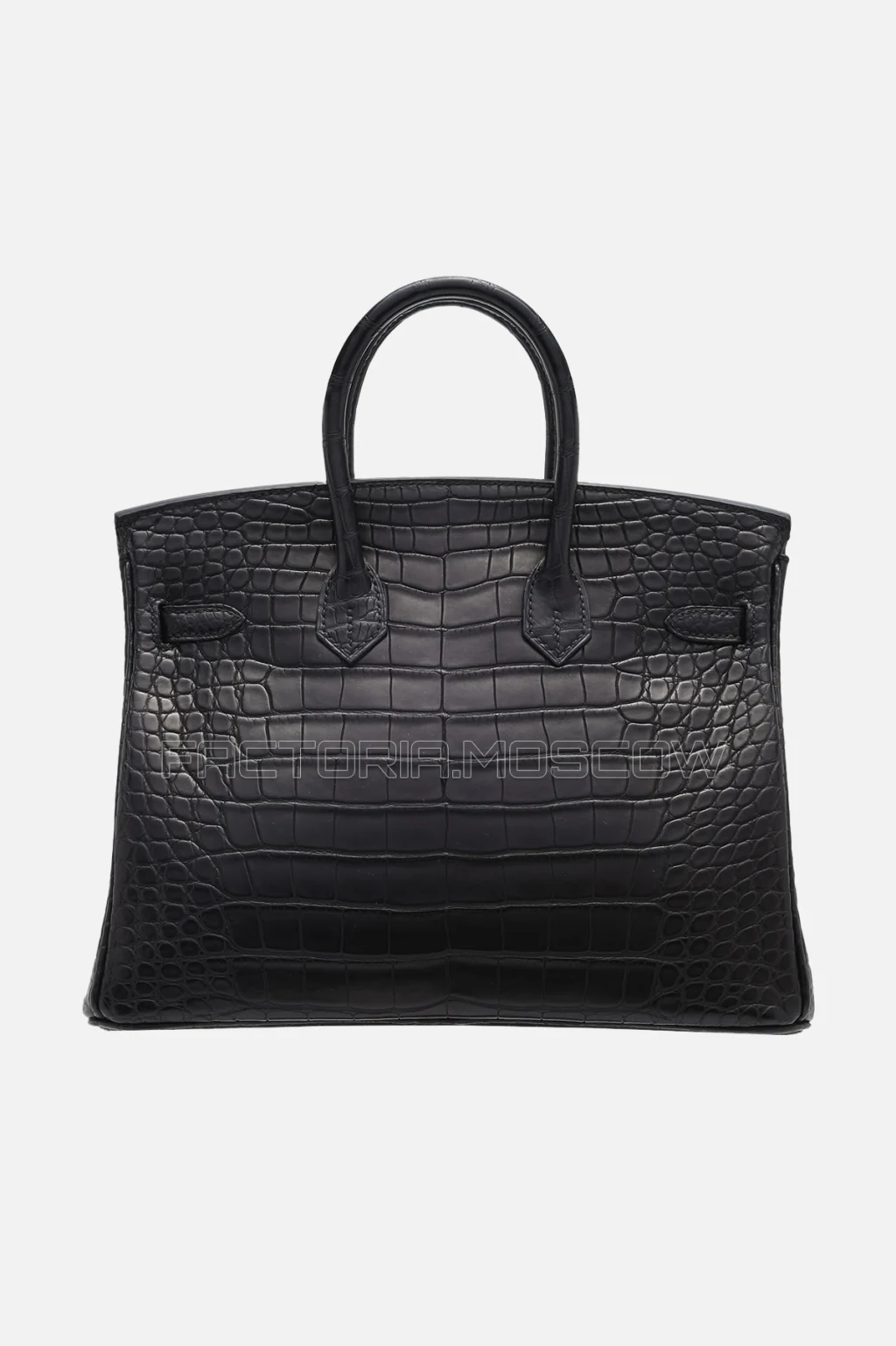 Hermes Birkin 25 Alligator Matte Black PHW